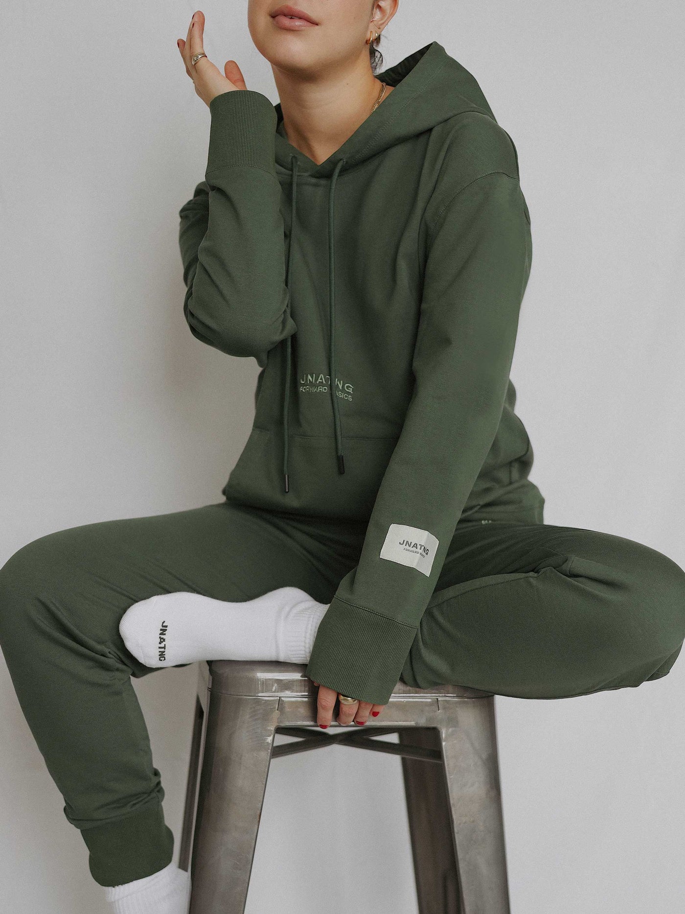 The Pullover Hoodie + Jogger Set - Sage