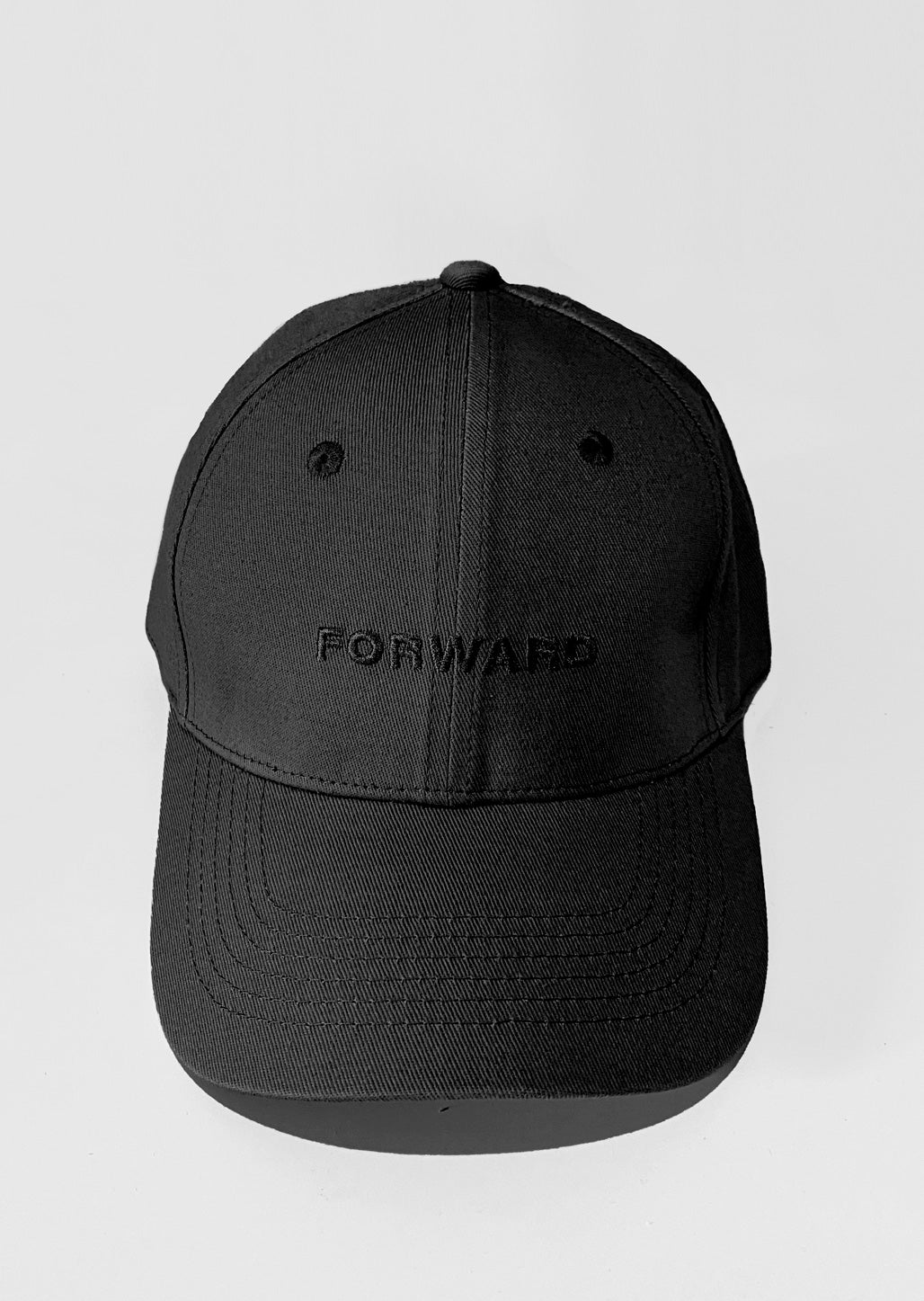 monochrome black ball cap 